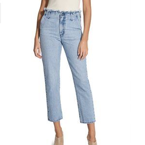 Nobody Denim Frayed Waistband Ankle Crop Jeans - Size 25, Worn Once